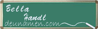 Bella Handl Visitenkarte